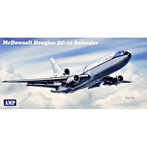 Збірна модель літака Американський літак-заправник McDonnell Douglas KC-10 Extender 1:144