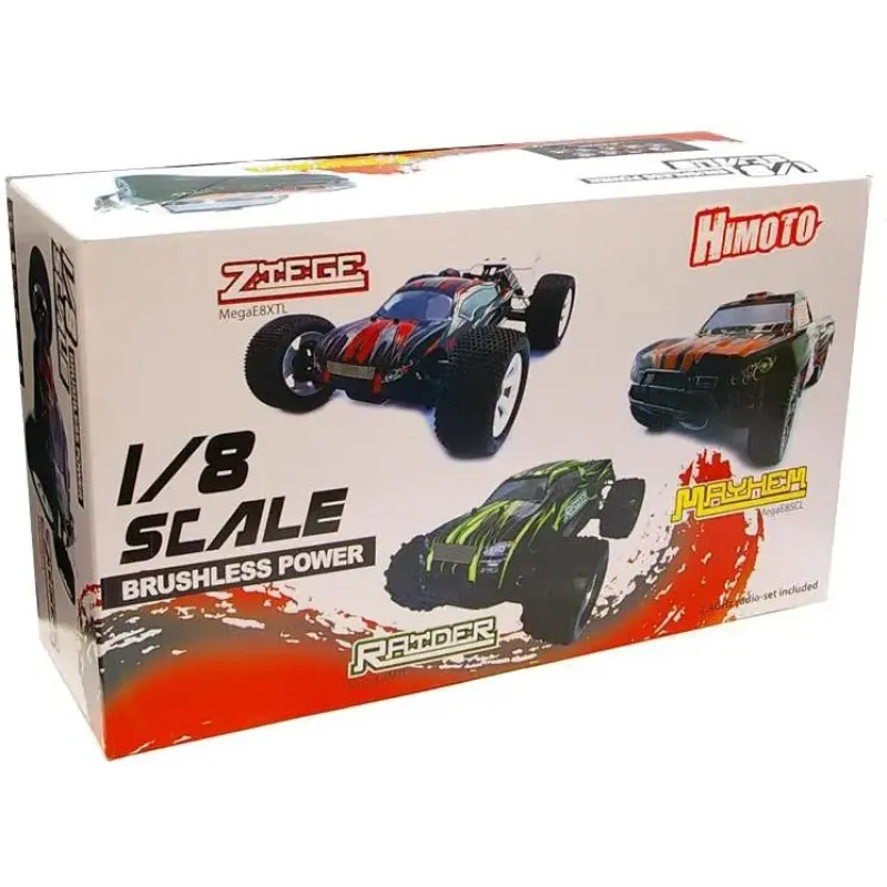 Монстр Himoto Raider Brushless 2.4GHz с бесколлекторным двигателем (зеленый) (HIM-MegaE8MTLg)