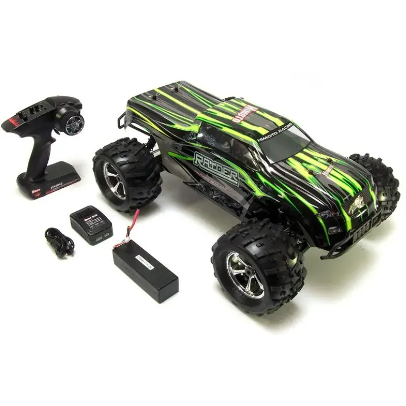 Монстр Himoto Raider Brushless 2.4GHz с бесколлекторным двигателем (зеленый) (HIM-MegaE8MTLg)