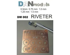 Ревитер для имитации клепки (5 дисков с разным шагом «клепки»)