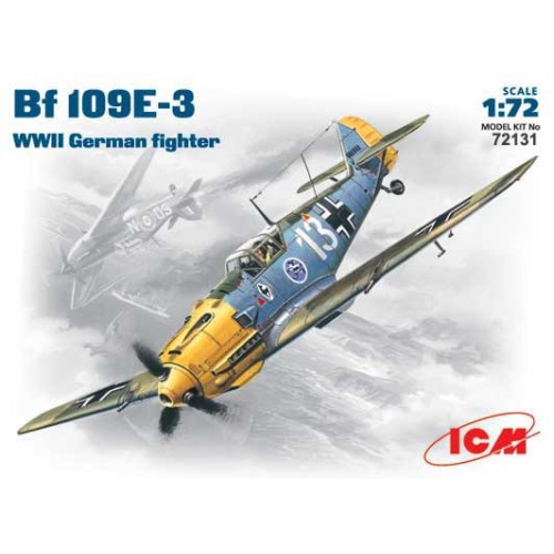Самолёты ICM72131 Messerschmitt Bf-109 E3 WWII fighter