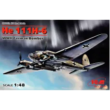 Німецький бомбардувальник He 111H-6, 2 МВ 1:48