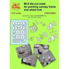 Маска для моделі вертольота Мі-8Т/МТ (Zvezda) 1:72