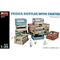 Водочные бутылки с ящиками 1:35