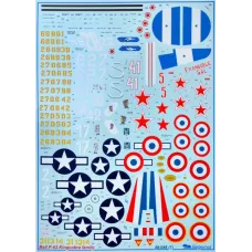 Декаль для самолета Bell P-63 "Kingcobra" 1:48