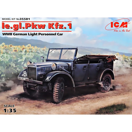 Авто-мото Німецький військовий автомобіль le.gl.Einheits-Car Kfz.1 1:35