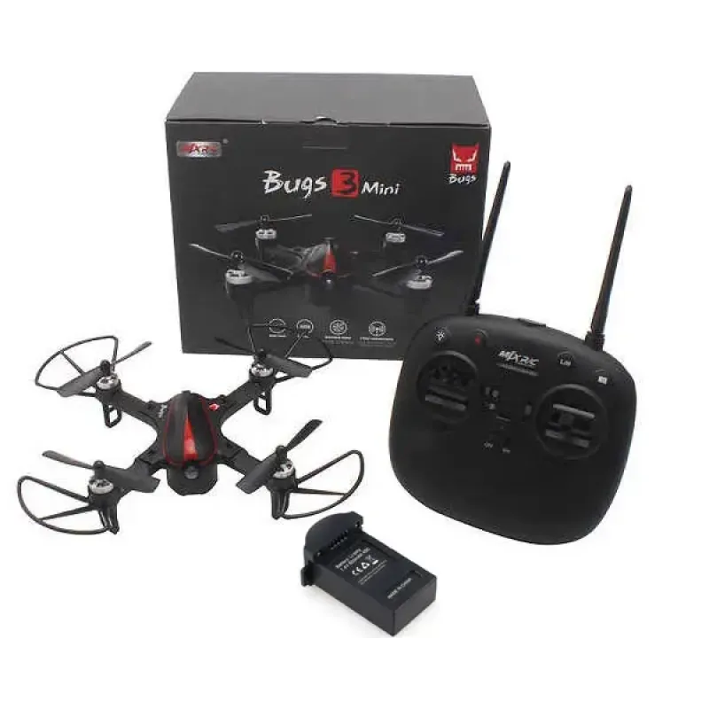Квадрокоптер MJX Bugs B3 Mini Racing Drone с 2мя аккумуляторами