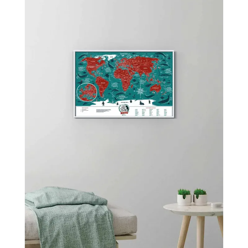 Скретч Карта Мира Travel Map® Marine