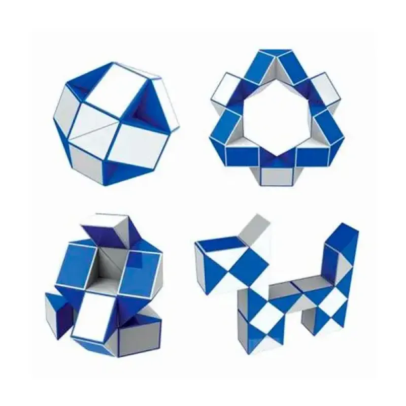 Головоломка Оригинальная змейка Rubik’s Cube | Синяя
