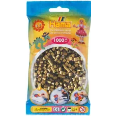Термомозаїка HAMA Набір намистин під бронзу MIDI 5+, 1000шт
