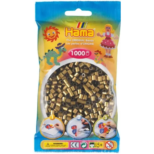 Термомозаїка Термомозаїка HAMA Набір намистин під бронзу MIDI 5+, 1000шт