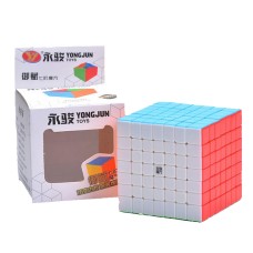 YJ YuFu 7x7 stickerless | Кубик 7х7 колор