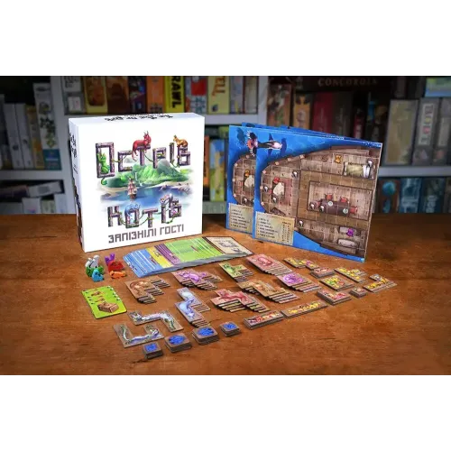 Настільна гра Острів котів: Запізнілі гості (The Isle of Cats: Late Arrivals) UA