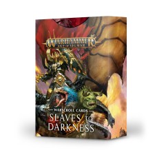 WARSCROLL CARDS: SLAVES TO DARKNESS ENG