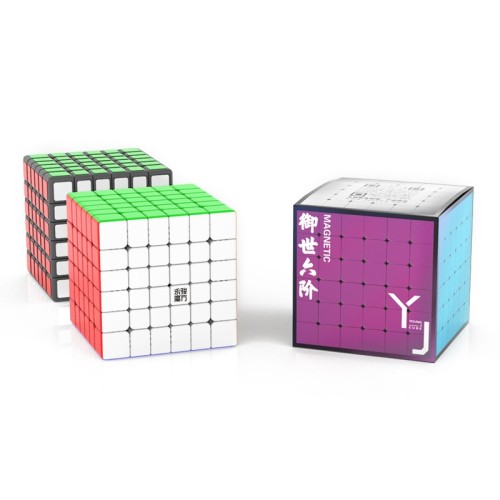Кубики Рубіка YJ YuShi 6х6 V2M color | Кубик 6х6 без наклейок магнітний