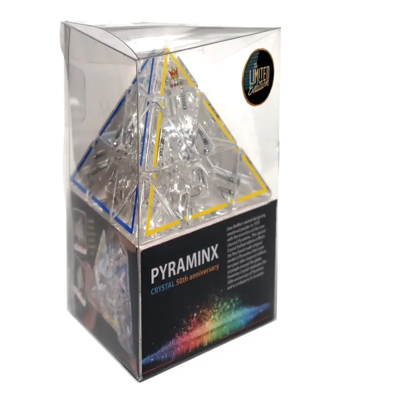 Головоломка Meffert's Crystal Pyraminx | Прозрачная пирамидка премиум