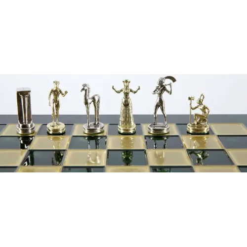 Шахи Шахи Manopoulos Мінойський воїн у дерев'яному футлярі 36 х 36 см 4.8 кг (S8GRE)