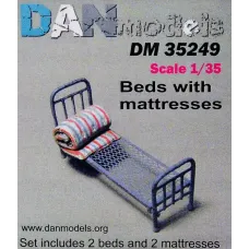 Набор деталировки: Армейская кровать с матраcом, 2шт 1:35