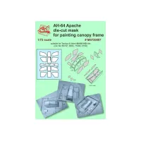 Маска для модели вертолета AH-64 Apache (Italeri, Tamiya) 1:72