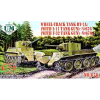 Танк "БТ-7A" с танковой пушкой Л-11 1:72