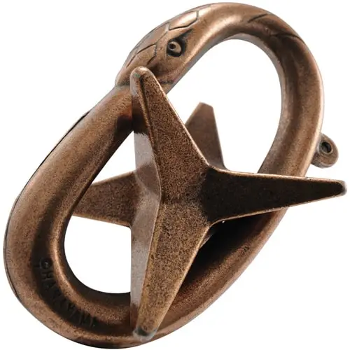 Головоломка 3* Зірка (Huzzle Star) | Головоломка з металу