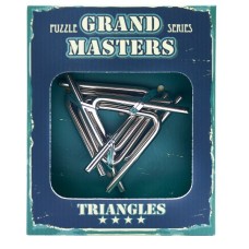 Grand Master Puzzles TRIANGLES blue | Головоломка металлическая