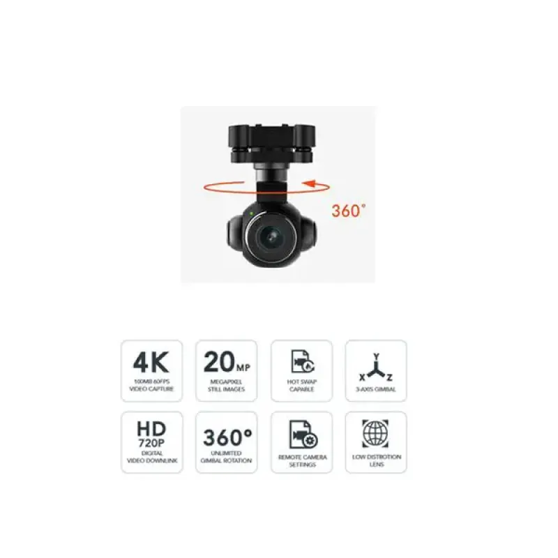 Камера E90 для гексакоптера Yuneec Typhoon H520 (YUNE90EU)