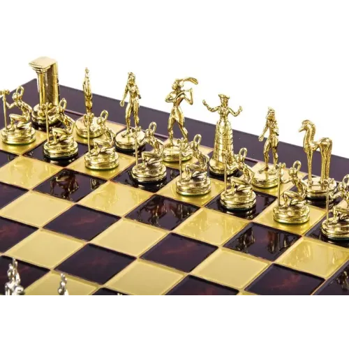 Шахи Шахи Manopoulos Мінойський воїн у дерев'яному футлярі 36 х 36 см 4.8 кг (S8RED)