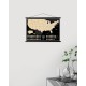 Карти Скретч Карта Travel Map® USA Black