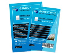 Протекторы для карт Games7Days (45 х 68 мм, Mini Euro, 100 шт.) (STANDART)