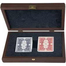 CXL20 карты "Manopoulos", в деревянном футляре, венге, 24х17см, 1 кг