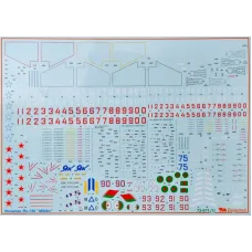 Декаль для самолета Яковлев ЯК-130 "Mitten" 1:72