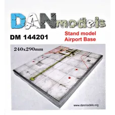 Подставка для моделей. Тема: Бетонка. Аэропорт (240x290 мм) 1:144