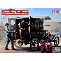 Американская машина доставки бензина Ford Model T 1912 с грузчиками 1:24