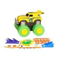 Машинка на бат. Trix Trux набор с трассой (желтый)