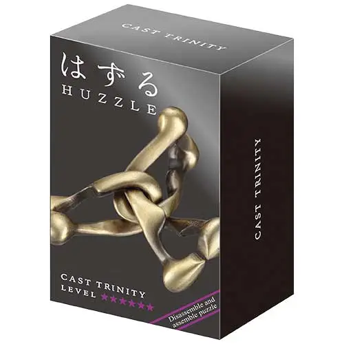Головоломка 6* Трініті (Huzzle Trinity) | Головоломка з металу