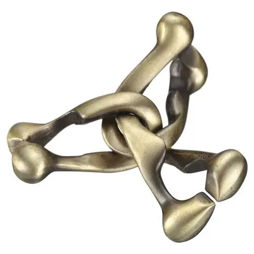 Головоломка 6* Трініті (Huzzle Trinity) | Головоломка з металу