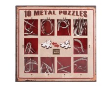 10 Metal Puzzle Red | Червоний набір