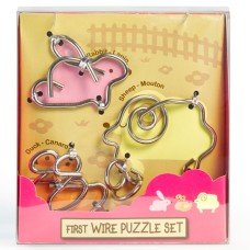 Детские головоломки | First Wire Puzzle Set Animals 1