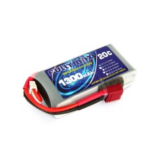 Аккумулятор Fullymax 7.4V 1300mAh Li-Po 2S 20C T-plug