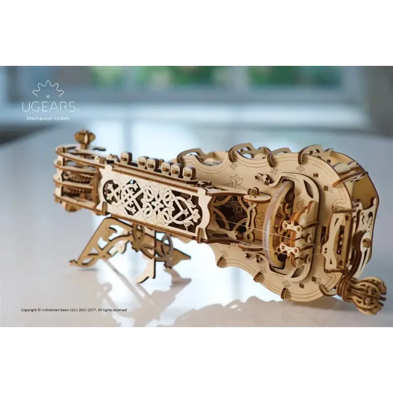 Трёхмерный пазл Ukrainian Gears Музыкальный инструмент Харди-Гарди (70030)