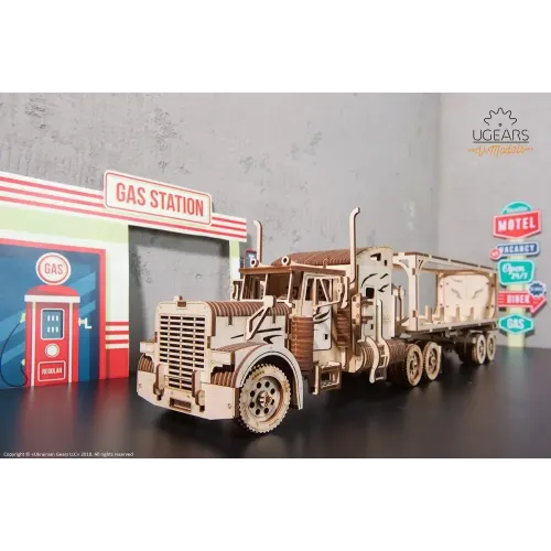 Ukrainian Gears Трехмерный пазл Ukrainian Gears Полуприцеп для модели Тягач VM-03 (70057)