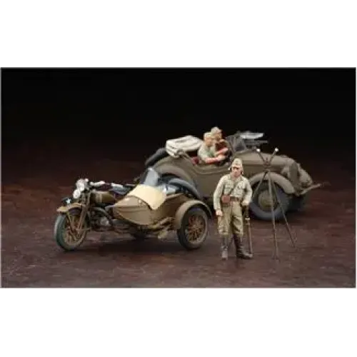 Бронетехніка та артилерія HA36502 1/48 TYPE97 SIDECAR & KUROGANE