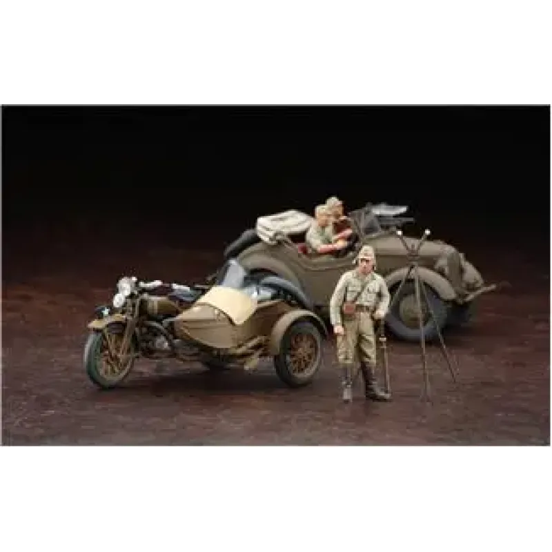 Збірна модель HA36502 1/48 TYPE97 SIDECAR & KUROGANE