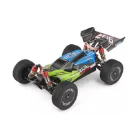 Машинка на радиоуправлении 1:14 багги WL Toys 144001 4WD (зеленый)