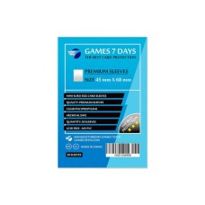 Протектори для карт Games7Days (45 х 68 мм, Mini Euro, 50 шт.) (PREMIUM)