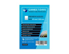 Протекторы для карт Games7Days (45 х 68 мм, Mini Euro, 50 шт.) (PREMIUM)