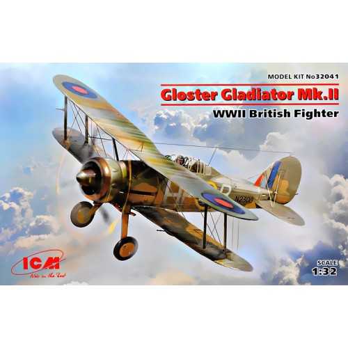 Літаки Британський винищувач Gloster Gladiator Mk.II (Друга світова війна)