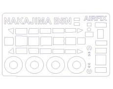 Маска для модели самолета Nakajima B5N1 / B5N2 "Kate" (Airfix) 1:72