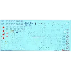 Декаль для літака Сухий Т-50 